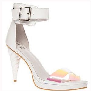 Jeffrey Campbell White Pegasus Heels Limited Ed.